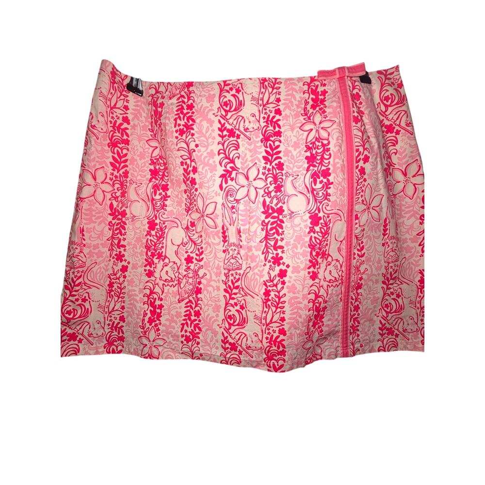 Lilly Pulitzer Pink Floral Skort — Size 16